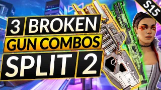 3 BEST WEAPON COMBOS for Split 2 of SEASON 15 - BROKEN GUNS - Apex Legends Guide