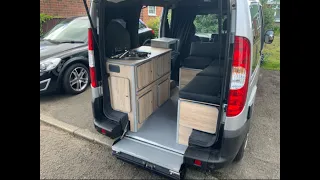 2022 MICRO CAMPER CONVERSION  TV TOILET VANLIFE CAMPERVAN UK STEALTH . Cost of living beater