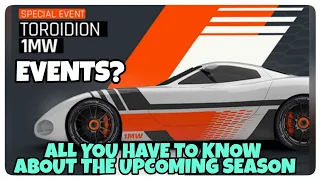 Asphalt 9 | TOROIDION 1MW SPECIAL EVENT | ELECTRIC SEASON | UPCOMING EVENTS | CAR HUNTS | UNLEASHED