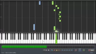 Beethoven - Fur Elise - Easy Piano Tutorial (30%) Synthesia