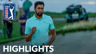 Tony Finau shoots 6-under 65 | Round 4 | THE NORTHERN TRUST | 2021