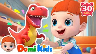 Dinosaur Song🦖🦕🦖& More | Nursery Rhymes for Toddlers | Baby Songs - Domikids