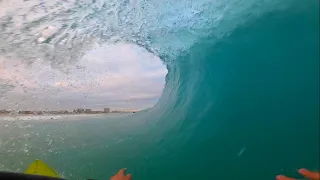 LONGEST BEACH BREAK BARRELS - GoPro POV Surfing - Perth Showing it’s true colours