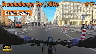 [ 4K ] Berlin Cycling #17 | Mitte | Brandenburger Tor | Tiergarten and back