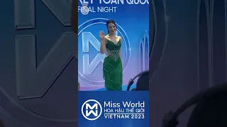 Á hậu Thuỵ Vân - Chung kết Miss World Vietnam 2023  #shorts