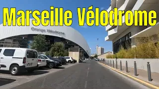 Marseille Vélodrome  4K- Driving- French region
