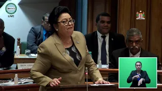 Fijian Assistant Minister for Women, Hon. Veena Bhatnagar response on the 2020 -2021 National Budget