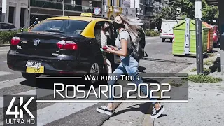 【4K 60fps】🇦🇷 VIRTUAL WALKING TOUR: 🚶 «Rosario - Argentina 2022» 🎧 ORIGINAL SOUNDS 🚫 NO COMMENT 📺ASMR