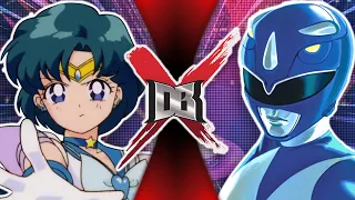 Sailor Mercury VS Blue Ranger (Sailor Moon VS Power Rangers) | DBX