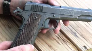 Colt Model of 1911 WW1 era service pistol .45 ACP