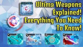 Ultima Weapons Explained! Crafting & Limit Breaking UW! (Infographics & Showcase) [DFFOO GL]