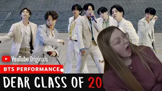 FIRST TIME Reacting to BTS Dear Class of 2020