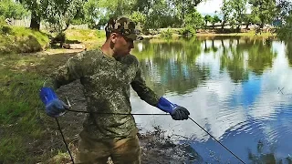 ПРЕТ НА ПОИСКОВЫЙ МАГНИТ В ДЕРЕВНЕ! НАДЕРГАЛИ ЗА ПОЛЧАСА!