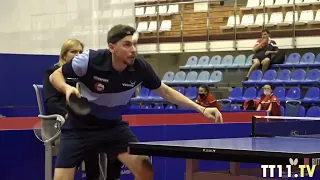 Dimitrij Ovtcharov vs Kirill Skachkov   MT SF 2 Russian Premier League 2020 2021