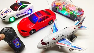 3D Lights Airline A380 and Rc Police Car | Airbus A38O | police car | 3d lights police car