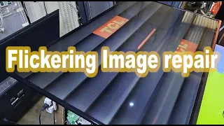 How to repair a flickering images.