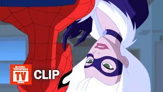 The Spectacular Spider-Man (2008) - Spider-Man & Black Cat Steal the Symbiote Scene (S1E10)