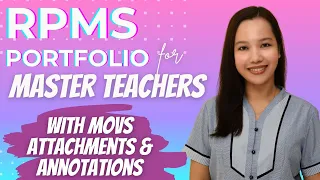RPMS PORTFOLIO (MASTER TEACHERS) SY 2021-2022 - OBJECTIVE 1-19 (WITH COMPLETE MOVs & ANNOTATIONS)