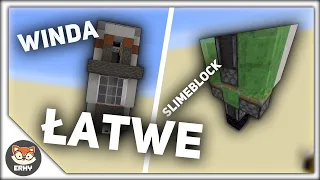 Łatwa WINDA ze SLIME BLOK w Minecraft!