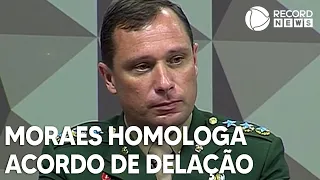 Moraes homologa acordo de delação premiada de Mauro Cid