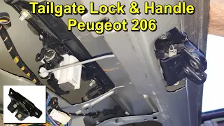 Tailgate Lock & Handle Removal and Refitting - Peugeot 206 Hatchback