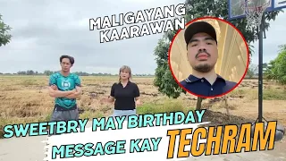 Sweetbry may message kay Techram at sa Mga Magulang #sweetmarysvlog