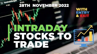 Daily Best Intraday Stocks | 28th November 2022 | Stocks to buy tomorrow