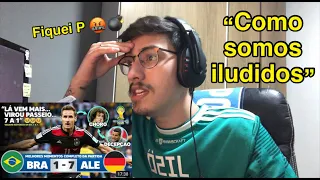 REACT DE JOGOS HISTÓRICOS!! Brasil 1 x 7 Alemanha - Copa do Mundo de 2014