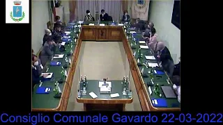 Consiglio Comunale Gavardo 22-03-2022