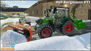 #FarmingSimulator22🔸Ploughing Snow. Selling Corn & Silage. Animal Care🔸#HofBergmann Ep.17🔸4K