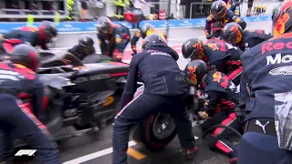 Пи-стопа: всего 1.88 секунды!/Red Bull's World Record 1. 88 s Pit Stop   2019 German Grand Prix