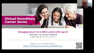 Managing cancer risk after age 50