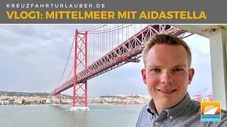 Hier riecht es schon nach Frühling! Mit AIDAstella auf Kreuzfahrt nach Lissabon - VLOG1 AIDA Cruises