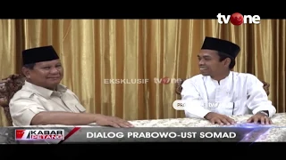 [EKSKLUSIF tvOne] Dialog Prabowo Subianto - Ustadz Abdul Somad