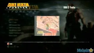 Duke Nukem Forever Unlockables -  1998 E3 Trailer