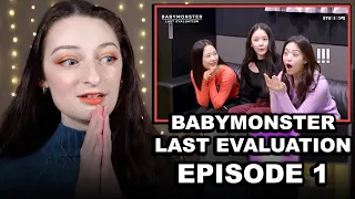 on the edge of my seat.. babymonster last evaluation episode 1 reaction!!