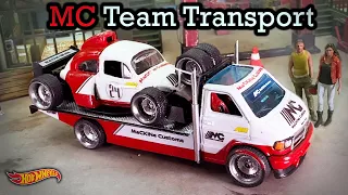 Hot Wheels DODGE Van to Custom MC Team Transport