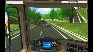 Euro Truck Simulator - On the route from Lyon to Bordeaux
