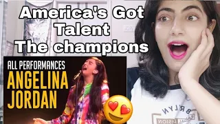 Angelina Jordan All Performances On America's Got Talent The Champions Reaction