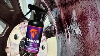 TEST DÉCONTAMINANT FERREUX ET SHAMPOING JANTE - SHINE