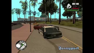 GTA SA езда с мигалками