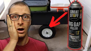 Does Spray Foam Work For DIY Run Flat Tires? TESTED To FAILURE (Part 2/3)