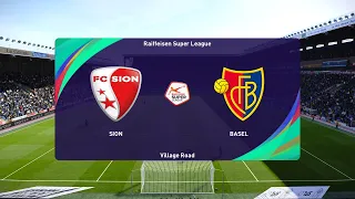 PES 2021 | FC Sion vs FC Basel - Switzerland Super League | 28/01/2021 | 1080p 60FPS