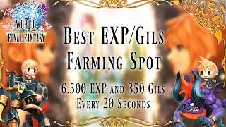 World of Final Fantasy - Get 6.500 EXP/350 Gils every 20 Seconds (Tips and Tricks)