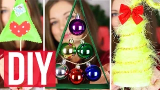 DIY Елочки 🎄 Декор на НОВЫЙ ГОД 🎄 Как украсить рабочий стол к праздникам 🎄 СВОИМИ РУКАМИ 🎄Afinka