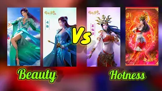 Beauty vs Hotness || Queen Medusa vs Yun Zhi || Battle Thought the heaven || WhatsApp Status || GT