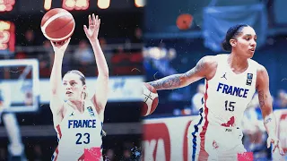 Marine Johannès & Gabby Williams Combined 38PTS 4REB 8AST | Lithuania v France