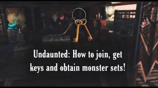 ESO Undaunted: How to join, get keys, and obtain monster sets