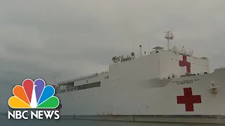 USNS Comfort Prepares For Deployment To New York City | NBC News NOW