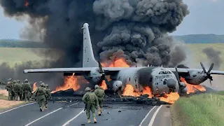 38 US C-130 aircraft carrying German Taurus missiles were hit by Russian anti air missiles in Kyiv